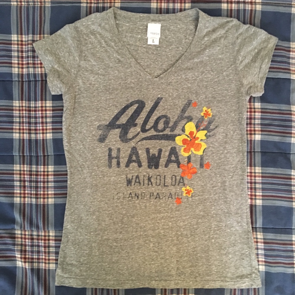 Aloha Hawaii Grey T Shirt